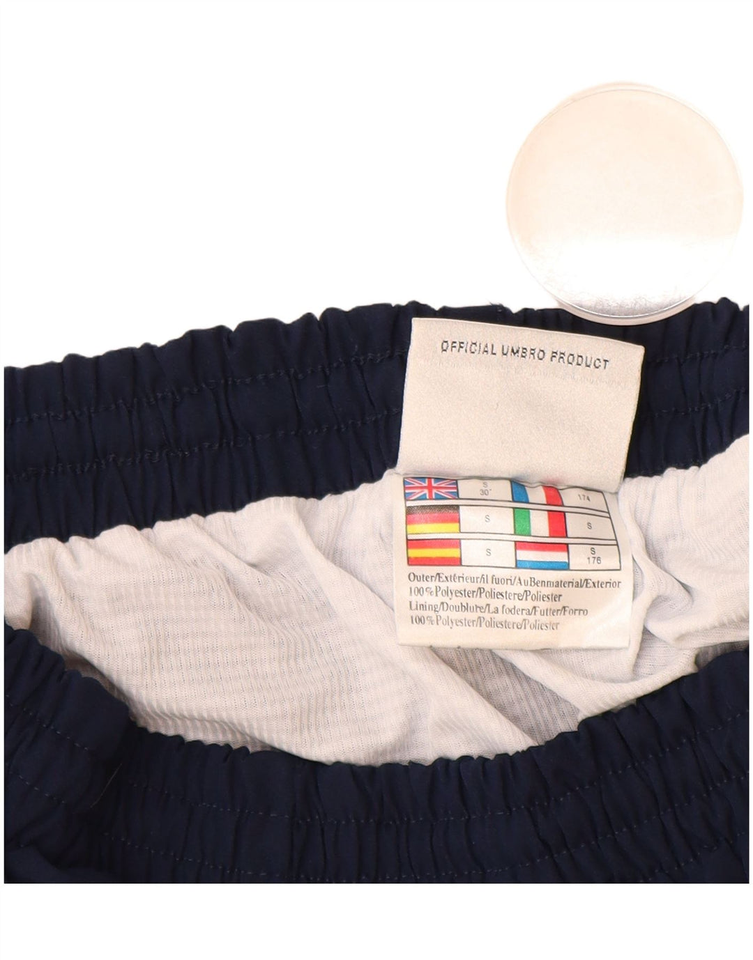 UMBRO Мужские спортивные брюки Джоггеры Маленькие темно-синие полиэстер