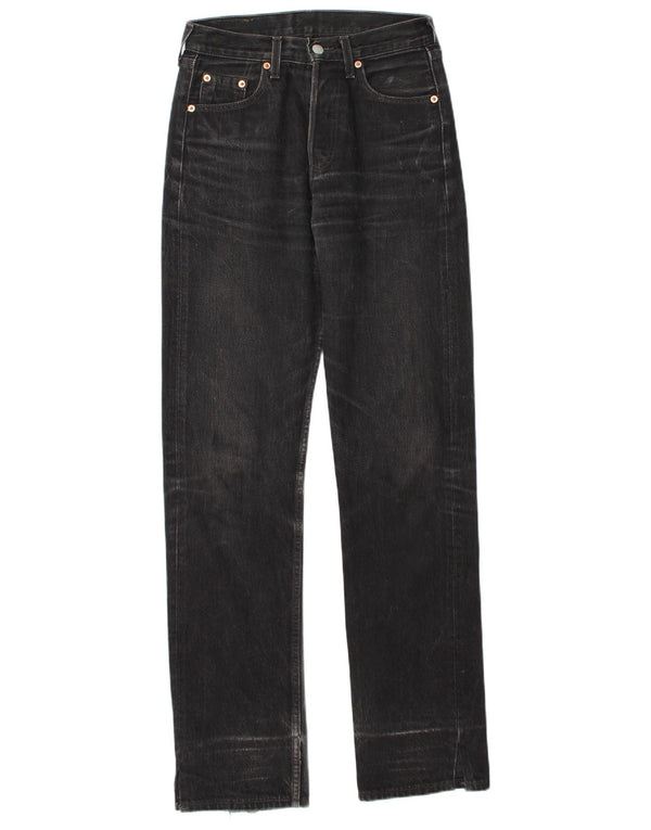 Levi's Womens 501 Straight Jeans W27 L34 Black