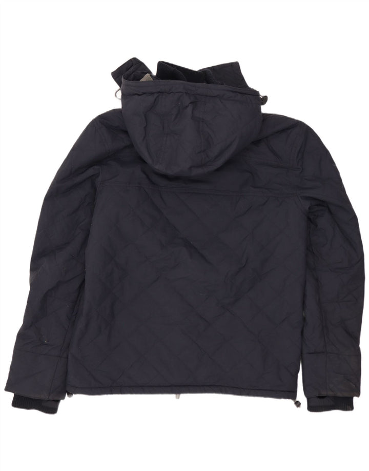 SUPERDRY Женская ветровка с графическим рисунком UK 14 Средний Темно-Синий