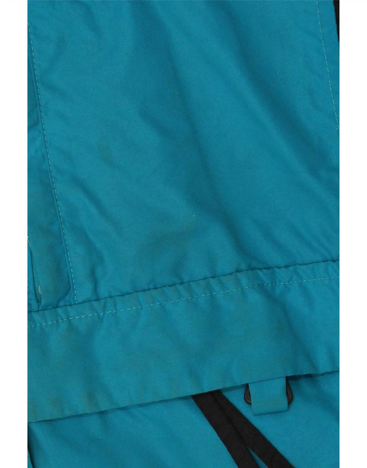 Женская лыжная куртка Columbia Oversized UK 14, средний бирюзовый цвет с цветными блоками