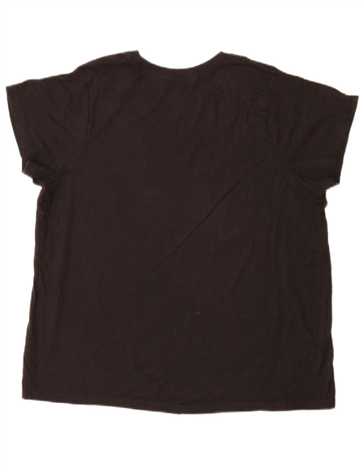 Женская футболка с рисунком Champion UK 18 XL, черный хлопок