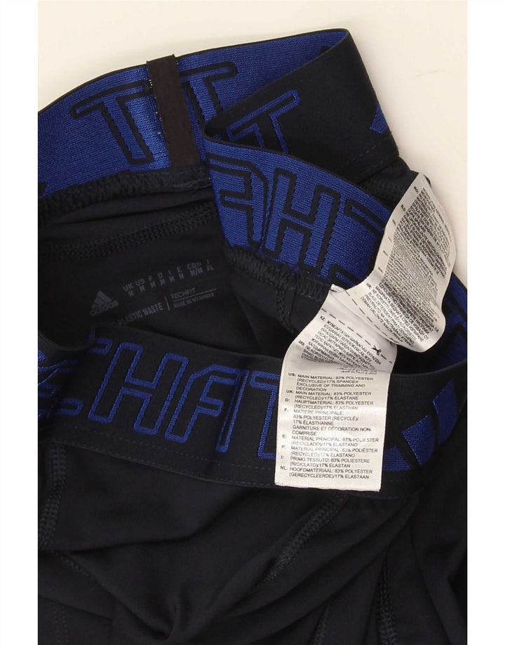Женские леггинсы Adidas Aeroready UK 12, средний темно-синий, полиэстер