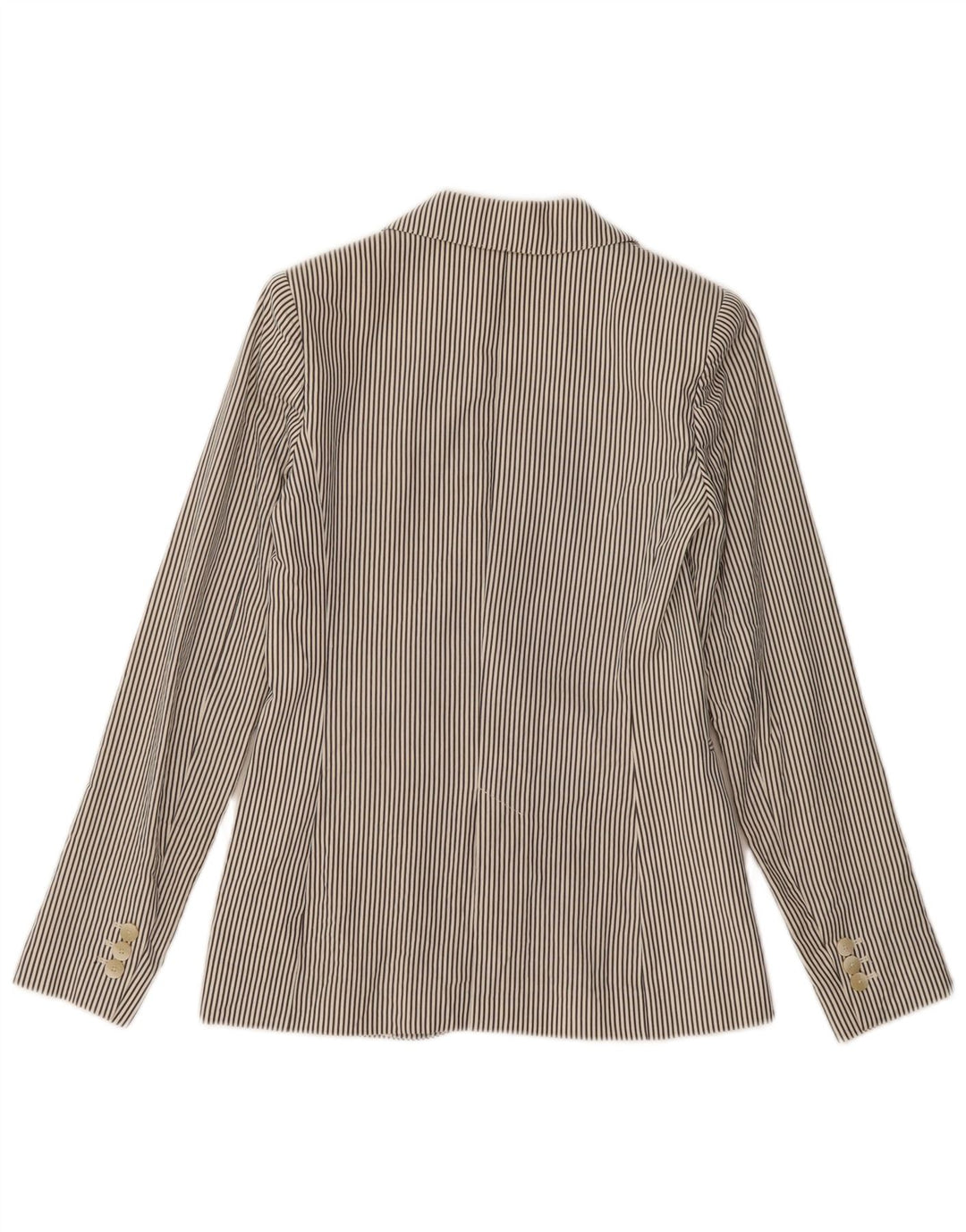 MASSIMO DUTTI Женский пиджак на 1 пуговице EU 34 2XS Серый в тонкую полоску