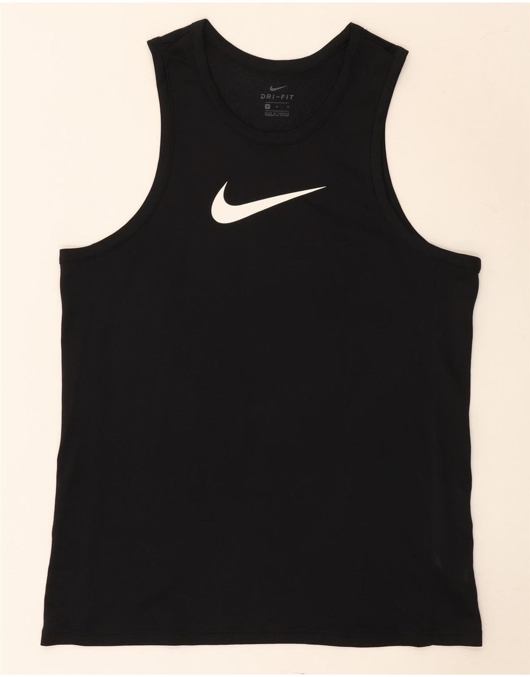 Мужской жилет с графическим рисунком Nike Dri Fit, средний черный полиэстер