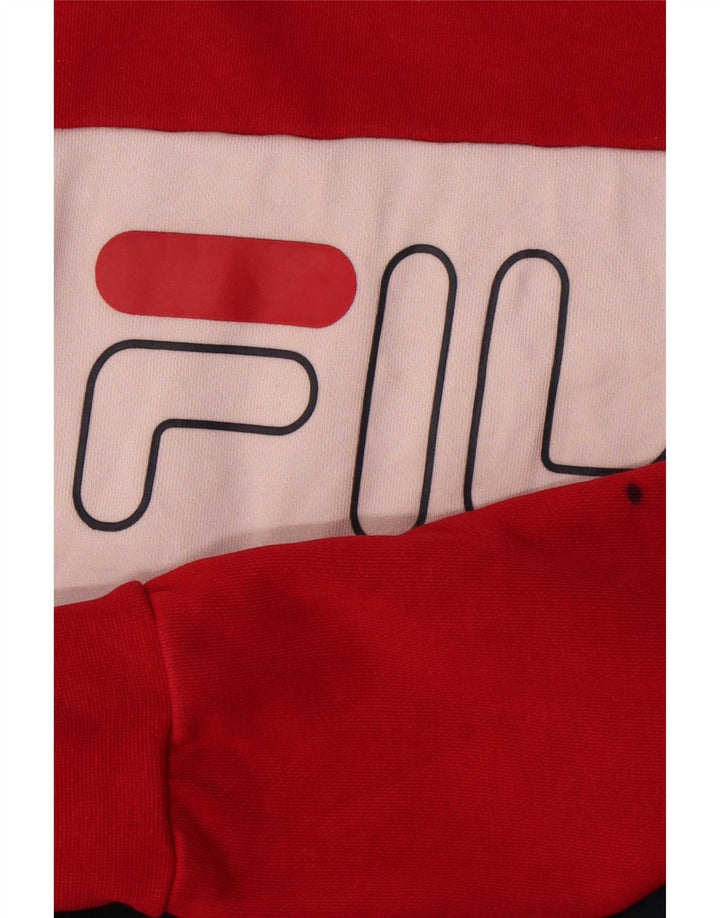 Женский свитер Fila UK 14, средний, разноцветный, цветной блок