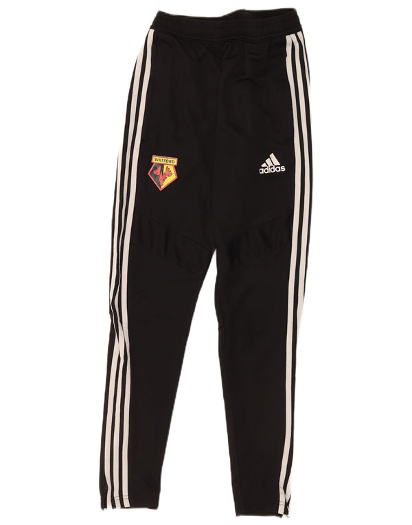 Adidas Mens Уотфорд ФК. Спортивные брюки XS Черные из полиэстера Спортивные