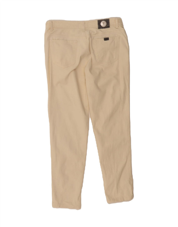 TRUSSARDI Womens Slim Jeans W26 L26 Off White Vintage Trussardi and Second-Hand Trussardi from Messina Hembry 