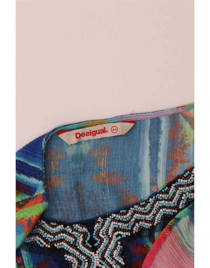 Женское платье-палатка Desigual с абстрактным узором EU 44 XL, разноцветное