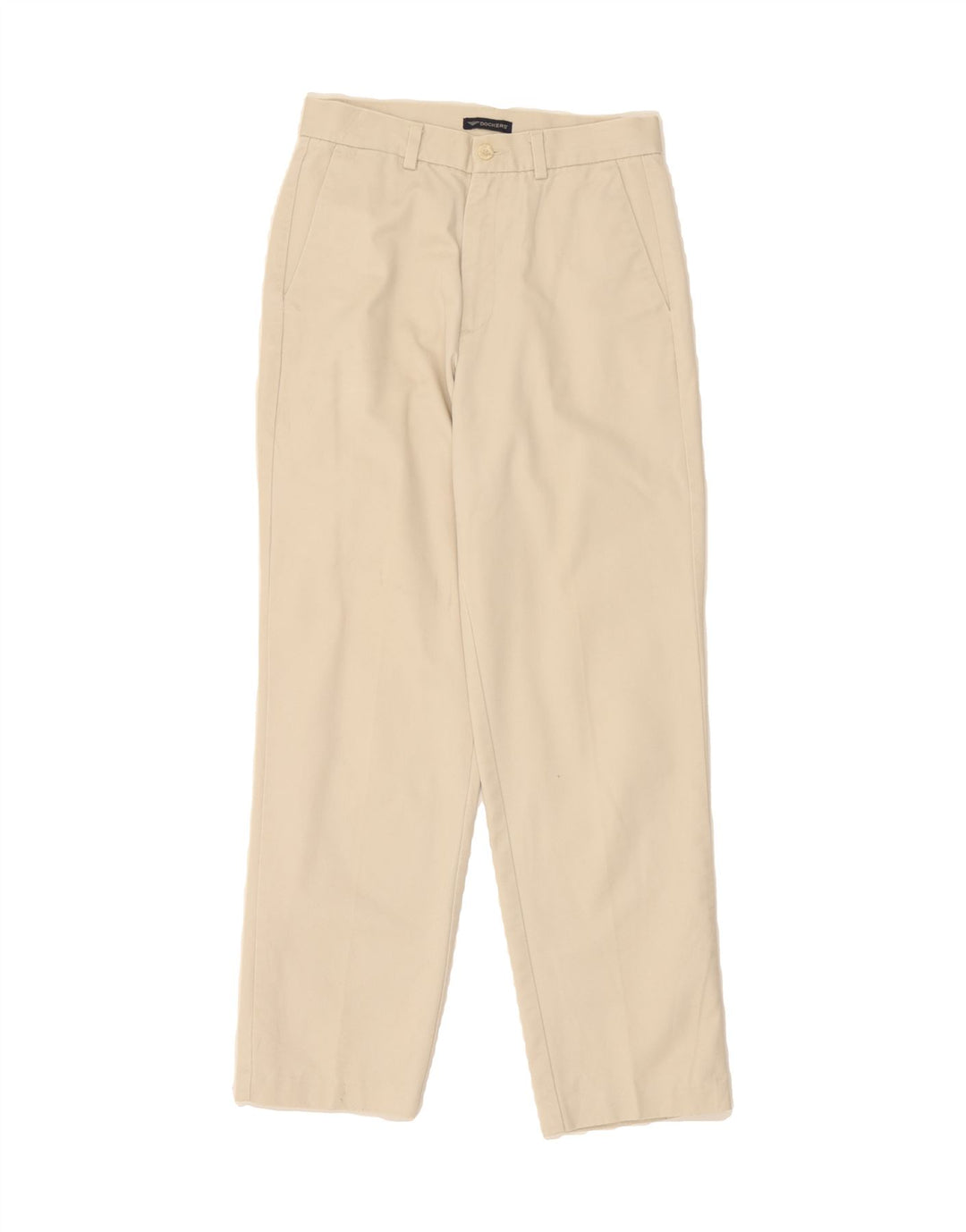 DOCKERS Mens Straight Chino Trousers US 6 Medium W27 L28 White Vintage Dockers and Second-Hand Dockers from Messina Hembry 