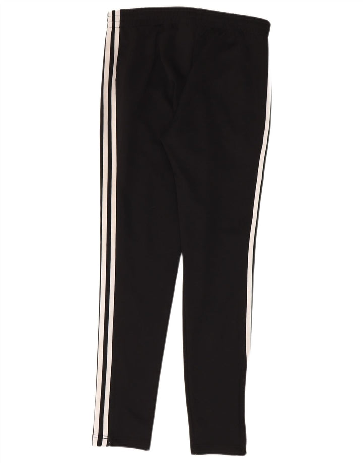 Женские спортивные брюки Adidas UK 8, маленькие черные из полиэстера