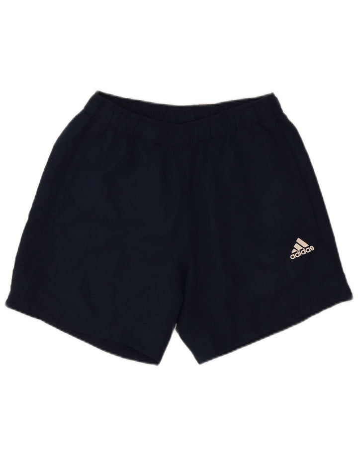 Мужские спортивные шорты Adidas, маленькие, темно-синие, полиэстер