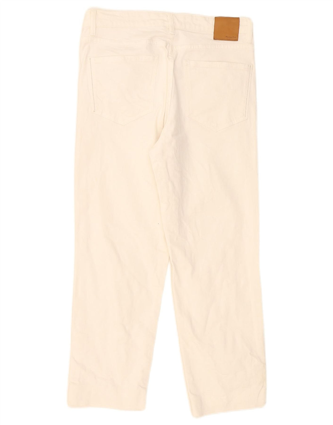 Женские укороченные джинсы Massimo Dutti EU 40 Medium W30 L24 Белые
