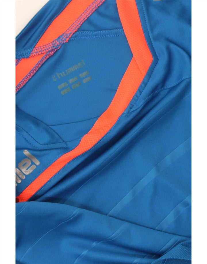 Мужская футболка с рисунком Hummel, большая синяя полоска