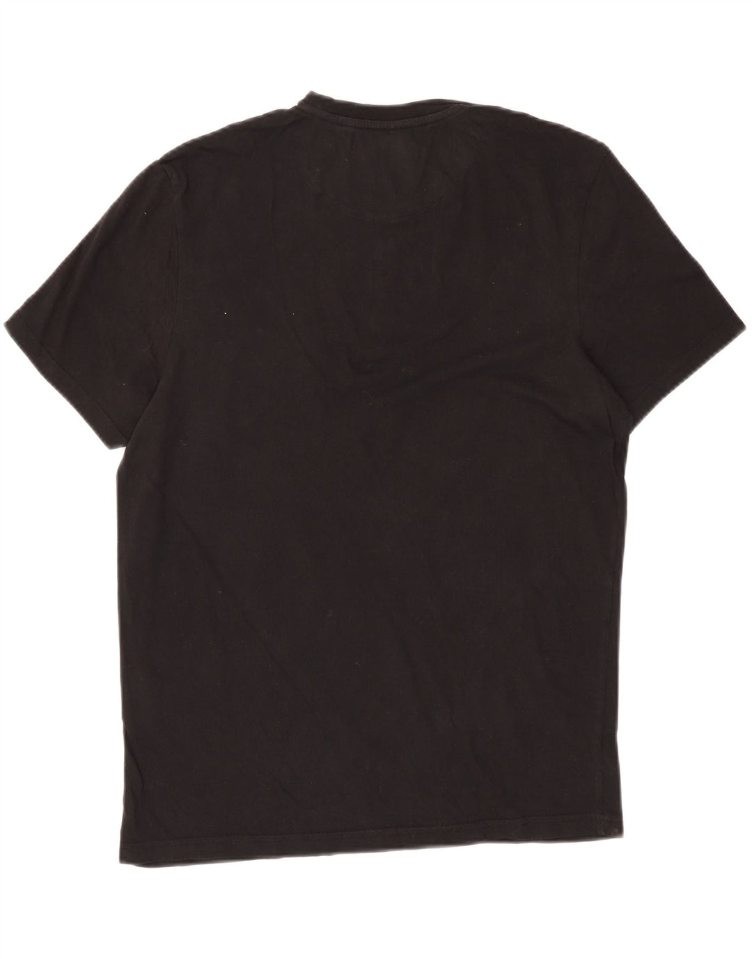 LYLE & SCOTT Mens T-Shirt Top Medium Black Cotton Vintage Lyle & Scott and Second-Hand Lyle & Scott from Messina Hembry 