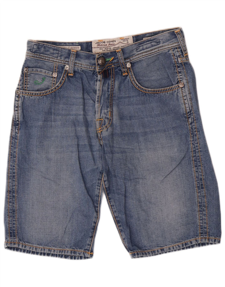 Мужские джинсовые шорты Jack & Jones Regular W32, хлопковые, среднего синего цвета
