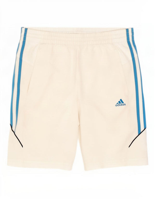 Спортивные шорты Adidas для мальчиков Climalite, 11–12 лет, белый полиэстер