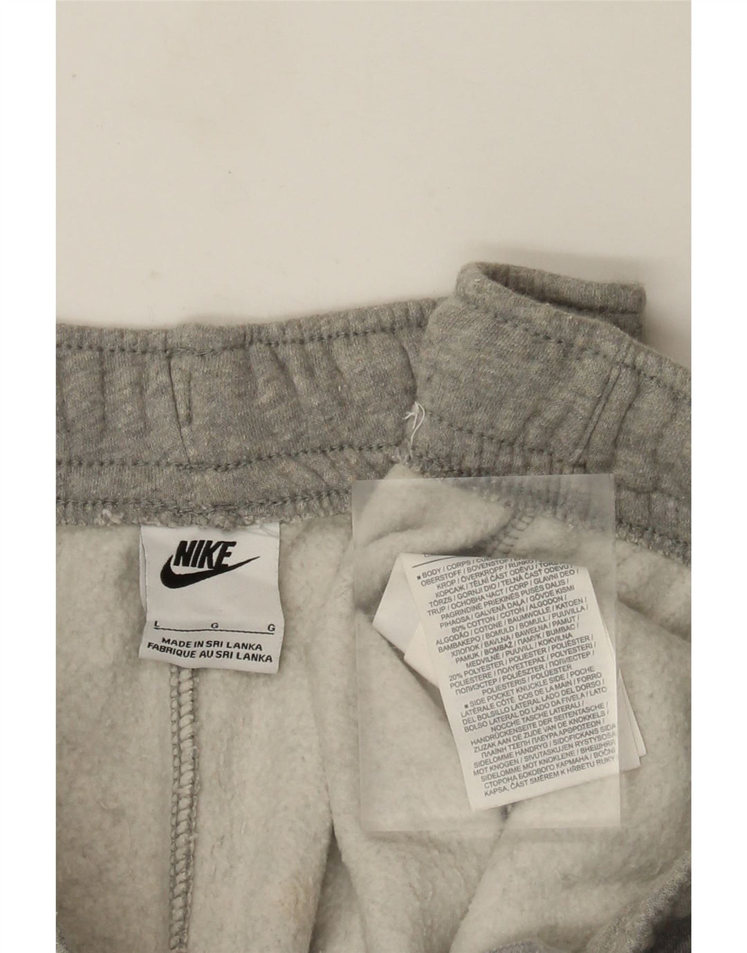 Мужские спортивные брюки Nike, большие серые хлопковые брюки с крапинками