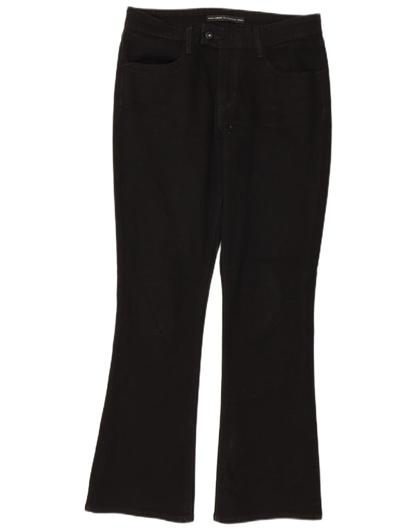 Женские джинсы Bootcut Levi's, размер США 10, большие размеры W32 L31, черный хлопок