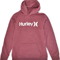 HURLEY Boys Graphic Hoodie Jumper 15-16 Years Maroon Cotton | Vintage Hurley | Thrift | Second-Hand Hurley | Used Clothing | Messina Hembry 