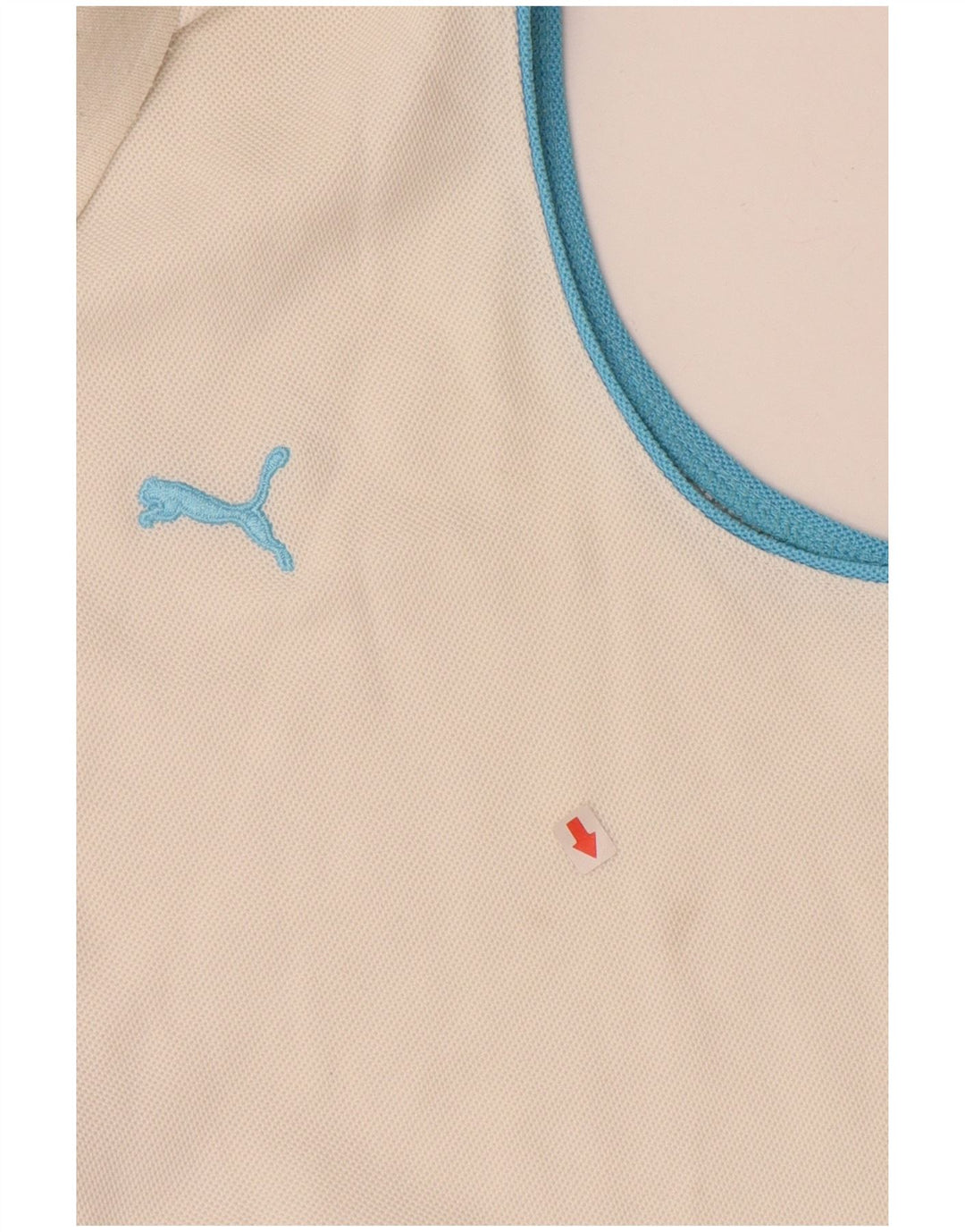 Женская рубашка поло без рукавов PUMA UK 14 Medium Off White