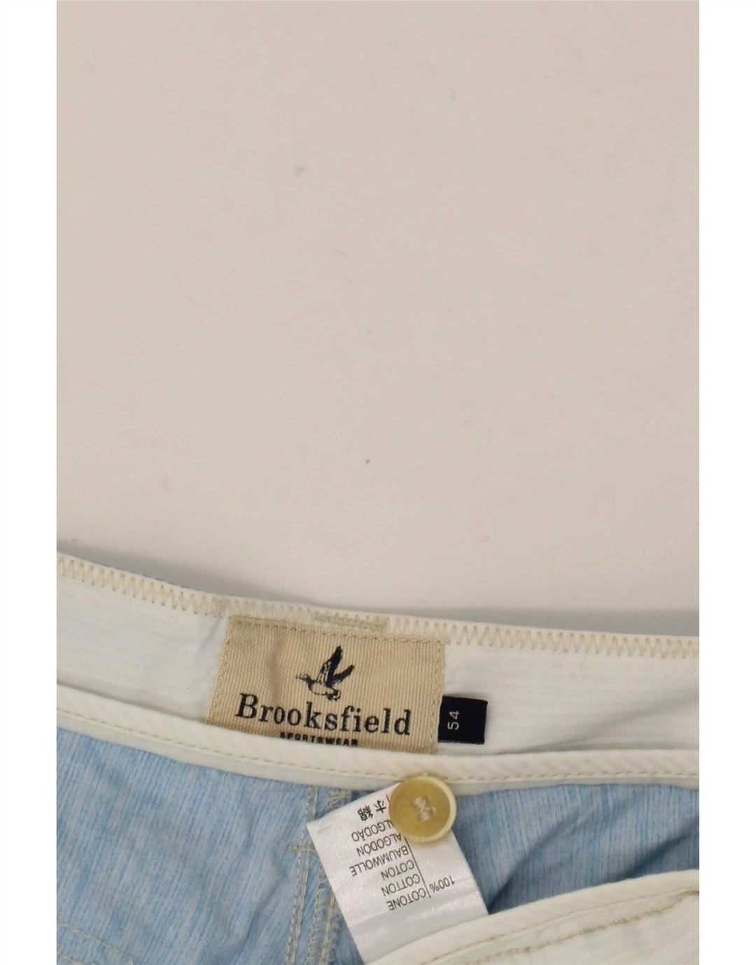 Мужские шорты чинос Brooksfield W36, большие синие, хлопок