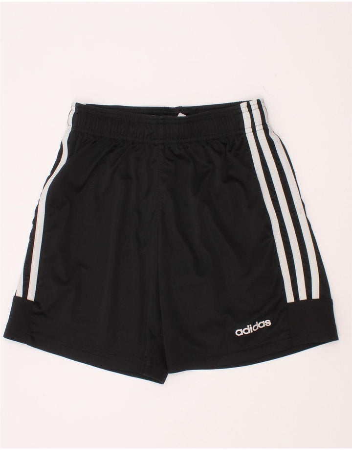 Спортивные шорты Adidas для мальчиков 11-12 лет, черный полиэстер