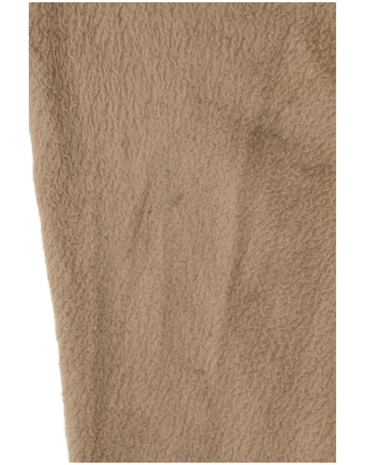 Мужская флисовая куртка FILA UK 36, маленькая, бежевый, полиэстер с цветными блоками