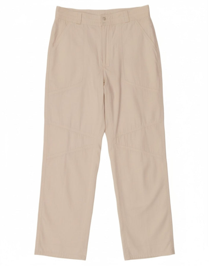VINTAGE Mens Straight Chino Trousers W32 L33 White