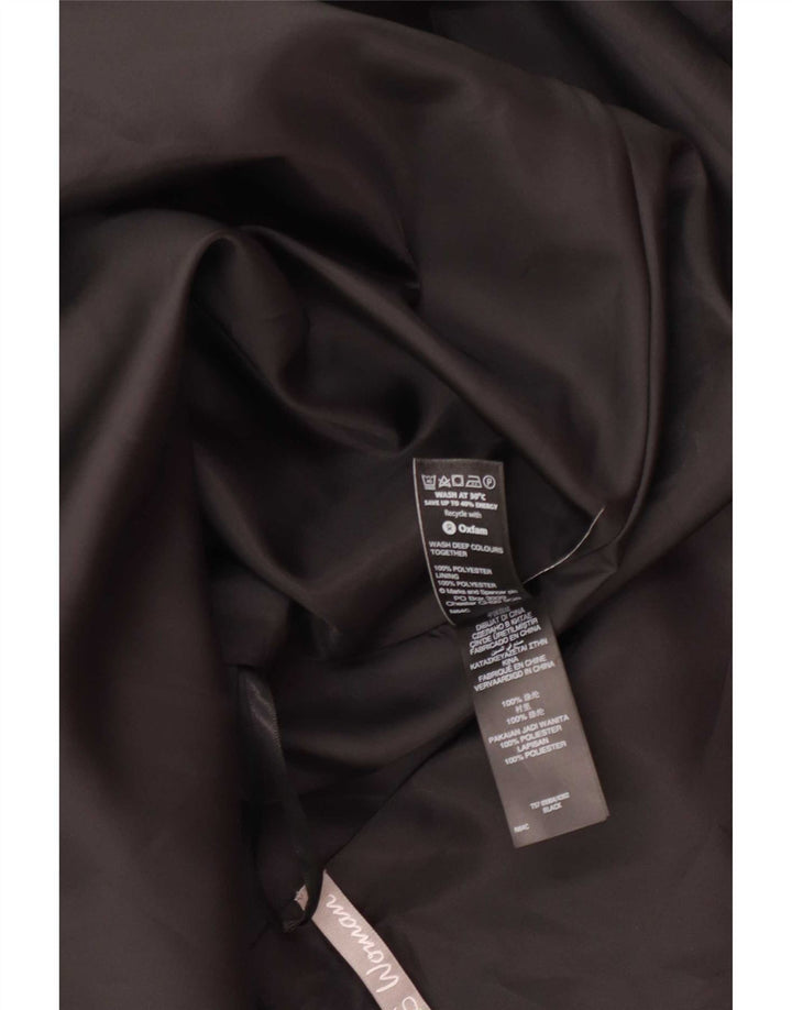 Женская юбка-карандаш Marks & Spencer UK 14, большая W32, черный полиэстер