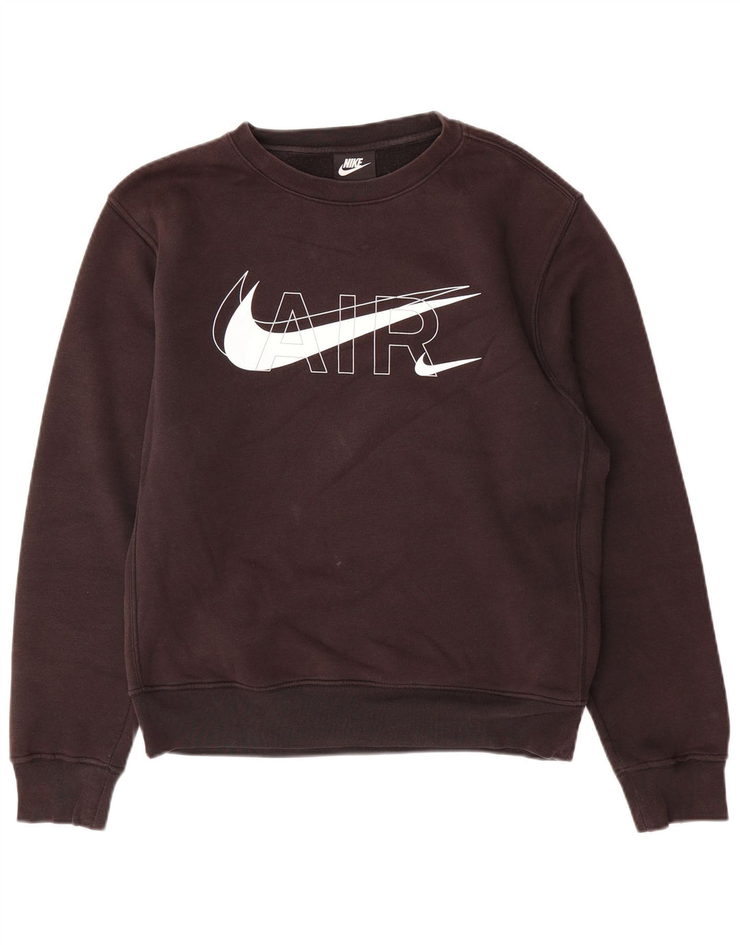 Мужской свитшот с рисунком Nike, маленький черный хлопковый джемпер
