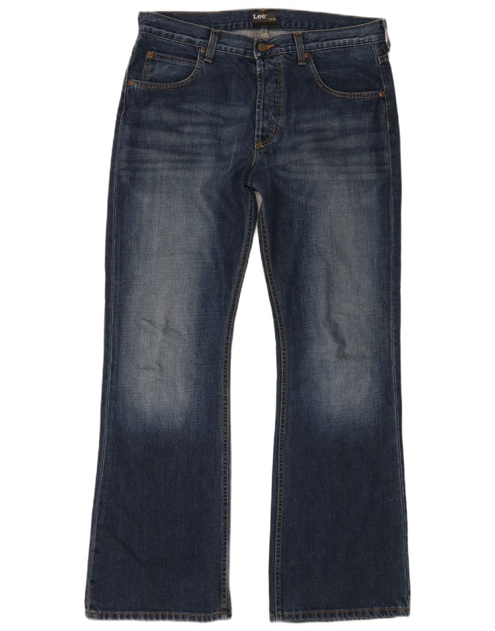 Мужские джинсы Lee Denver Bootcut W36 L32, темно-синий, хлопок