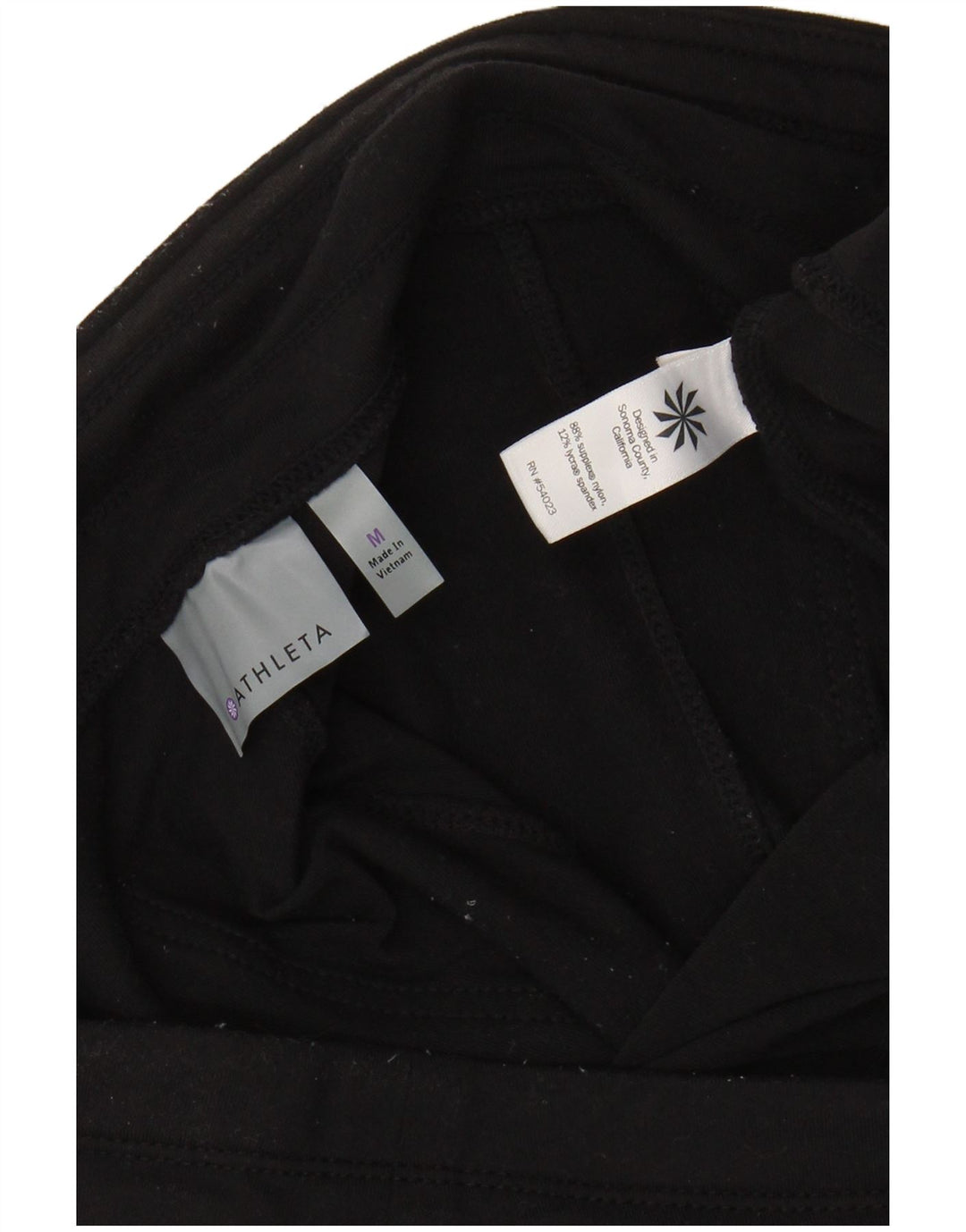 Женские спортивные брюки ATHLETA UK 14, нейлон, средний черный