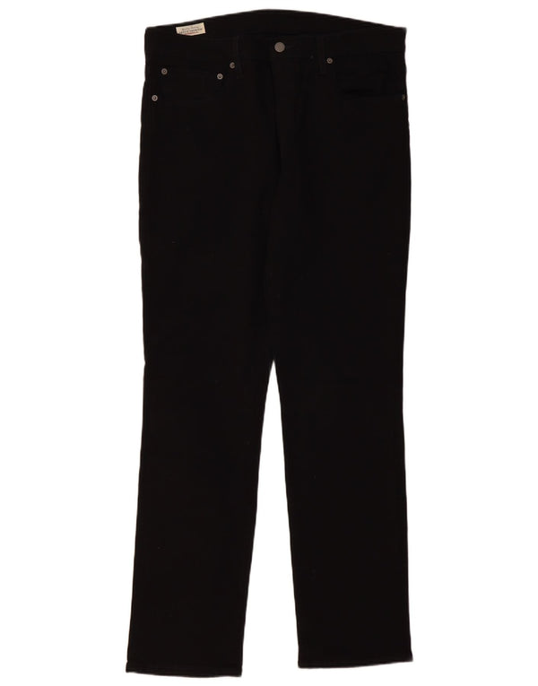 Мужские джинсы LEVI'S 511 Slim W36 L32, черный хлопок