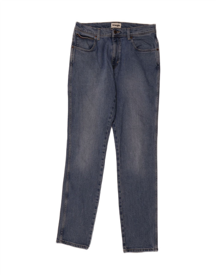 WRANGLER Mens Slim Jeans W31 L34 Blue Cotton Vintage Wrangler and Second-Hand Wrangler from Messina Hembry 