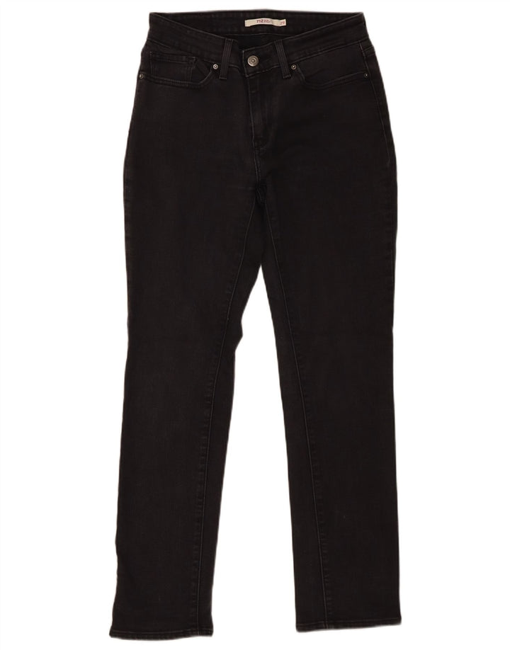Женские узкие джинсы Levi's 712 W29 L30 Серые хлопковые