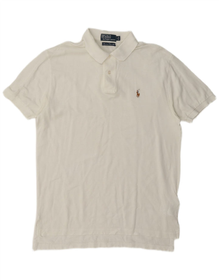 Мужская рубашка Polo Ralph Lauren, большой белый хлопок
