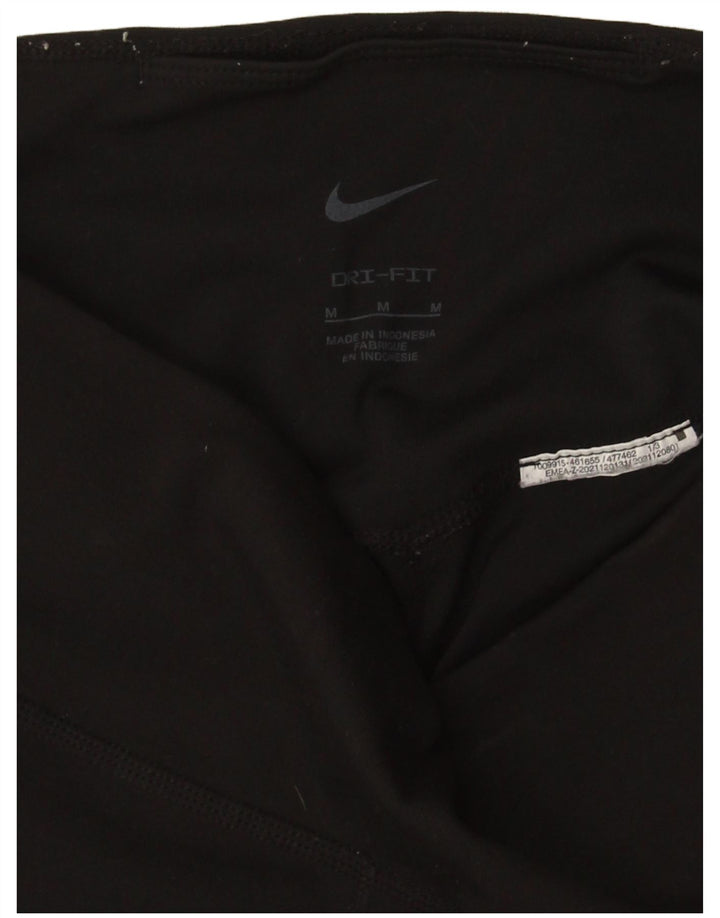 Женские леггинсы Nike Dri Fit UK 12, средние, черные