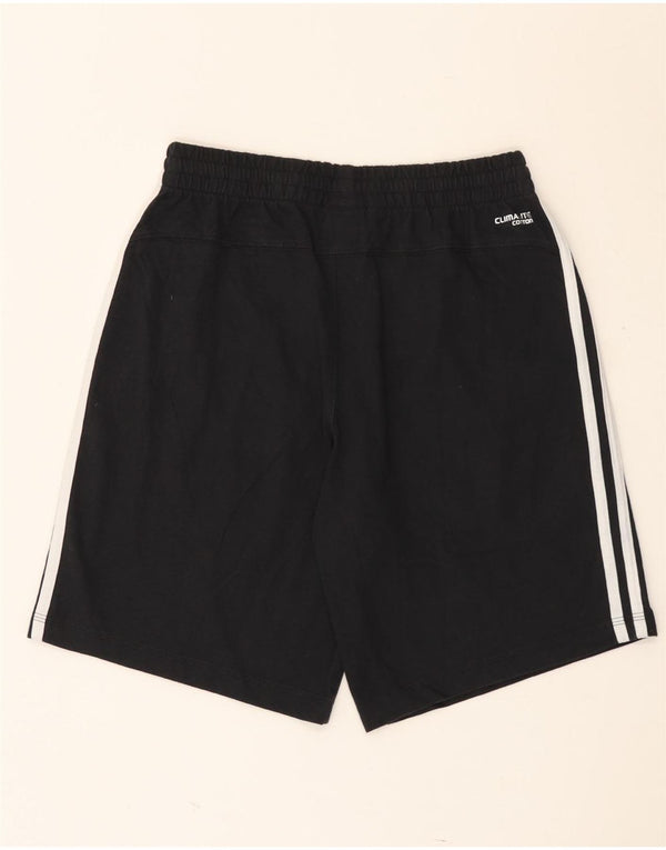 Мужские спортивные шорты Adidas Climalite, маленькие черные хлопковые