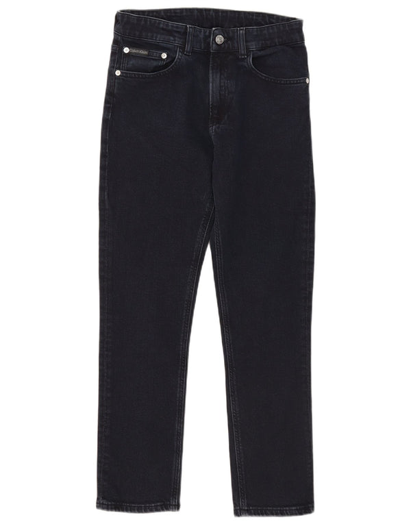 Джинсы слим для мальчиков Calvin Klein 13-14 лет W28 L26 Темно-синие