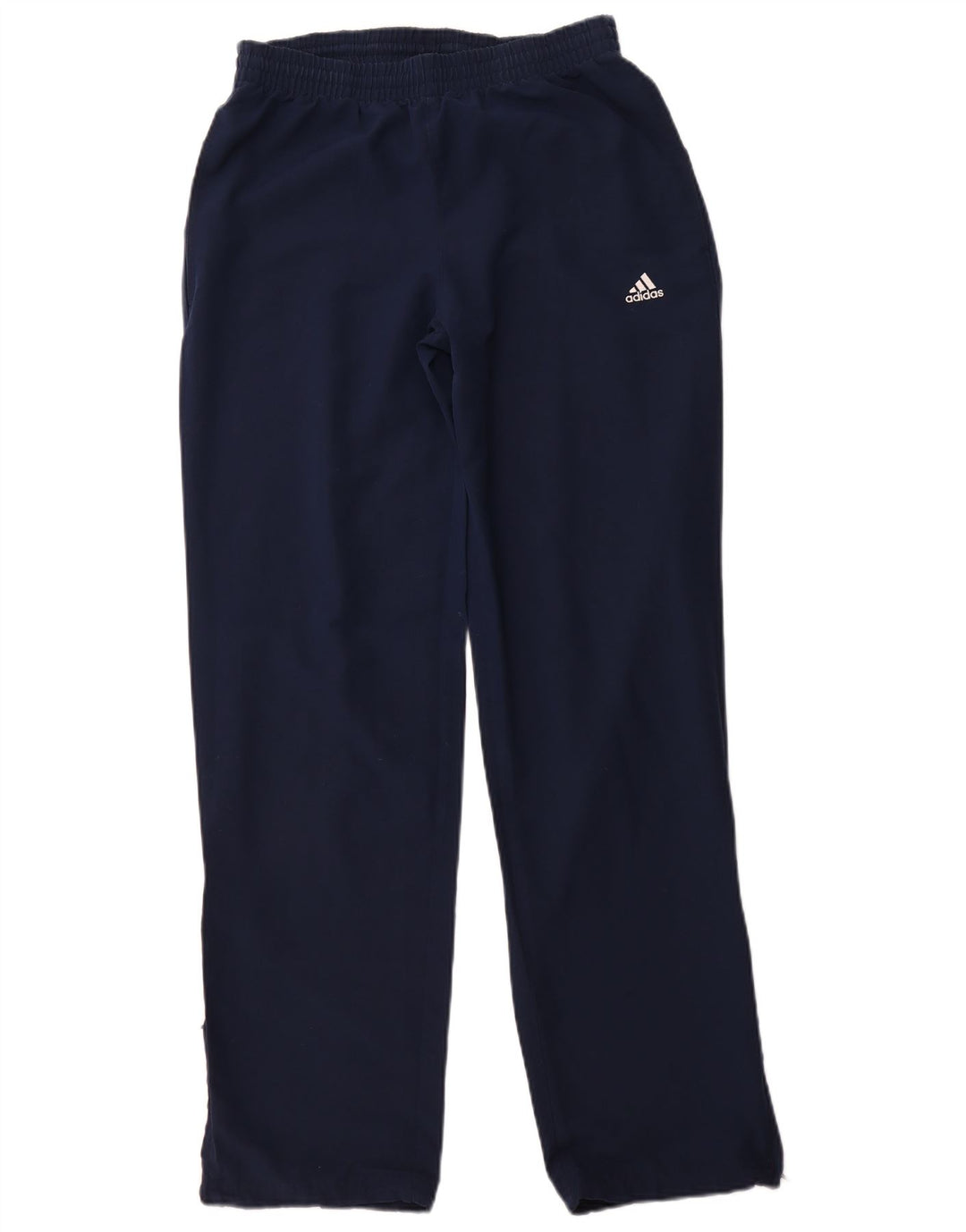 ADIDAS Mens Tracksuit Trousers Small Navy Blue Polyester