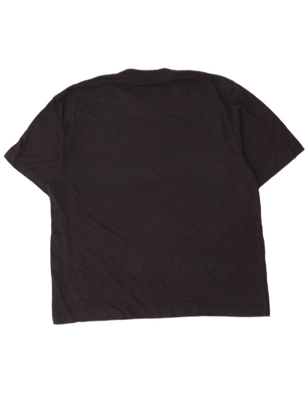 Мужская футболка Adidas Top 2XL Темно-синяя, хлопок