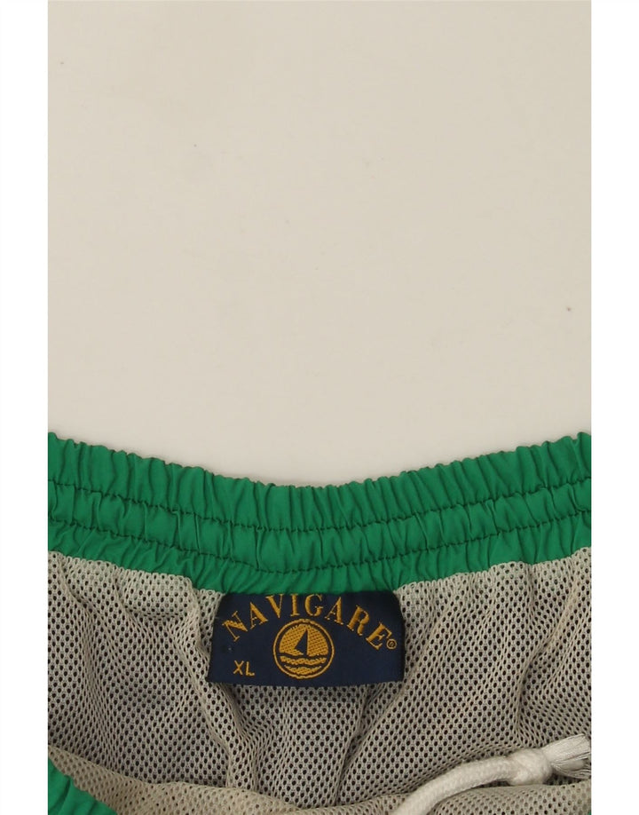 Мужские шорты для плавания Navigare XL, синие, полиамид с цветными блоками