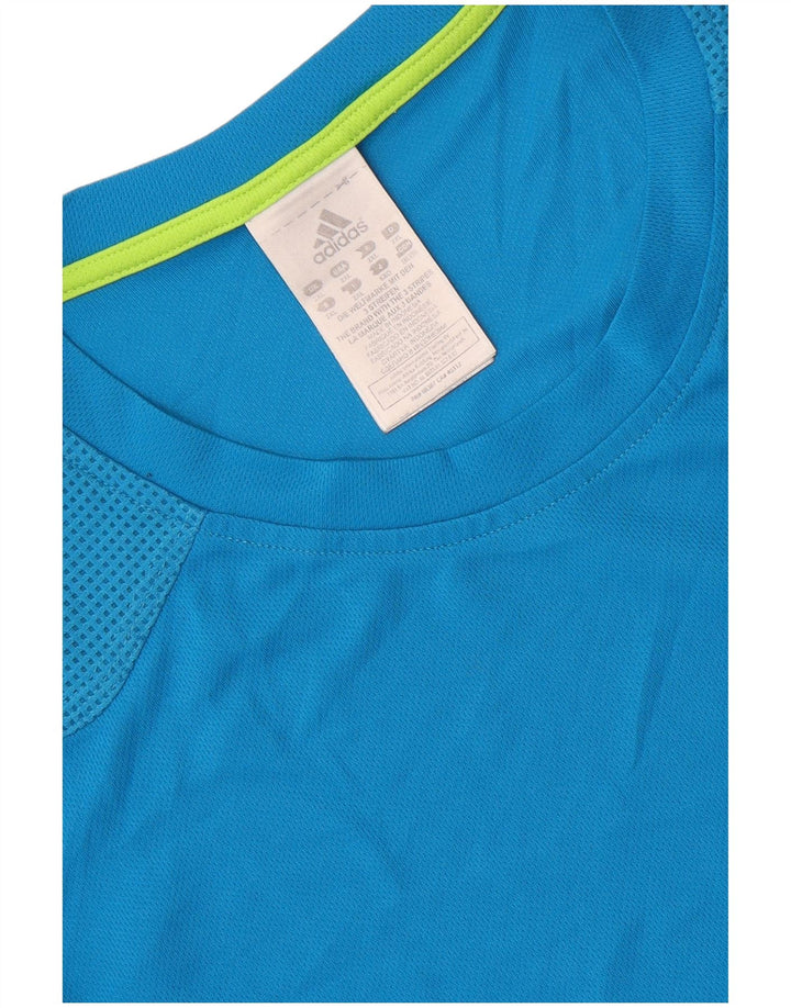 Мужская футболка Adidas Top 2XL Синяя Полиэстер
