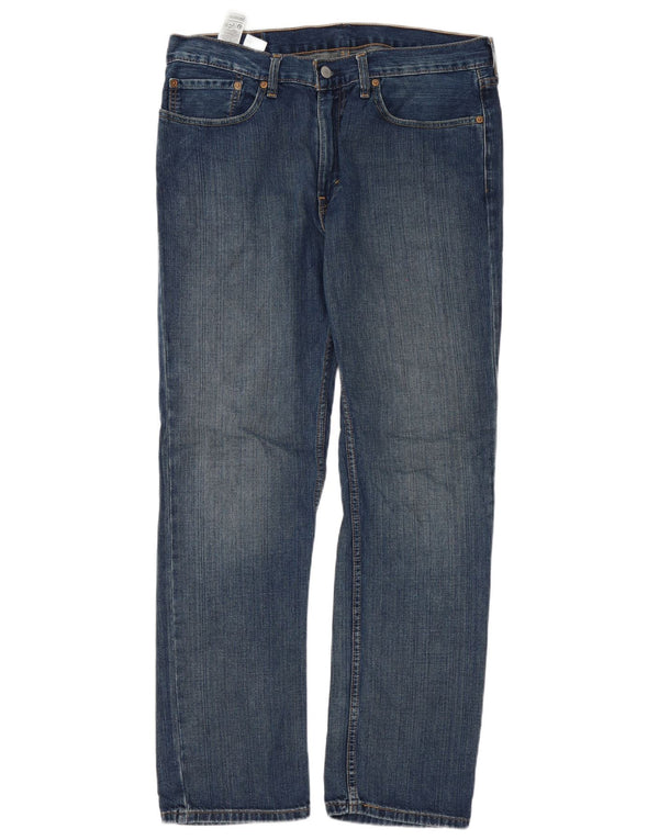 Мужские прямые джинсы Levi's 514 W34 L32 синие, хлопок