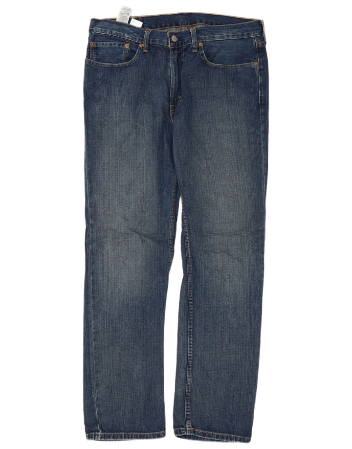 Мужские прямые джинсы Levi's 514 W34 L32 синие, хлопок