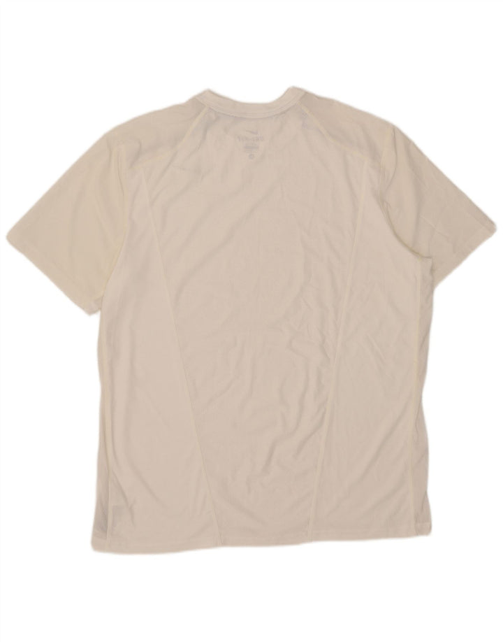 Мужская футболка Nike Dri Fit Top XL, белый полиэстер