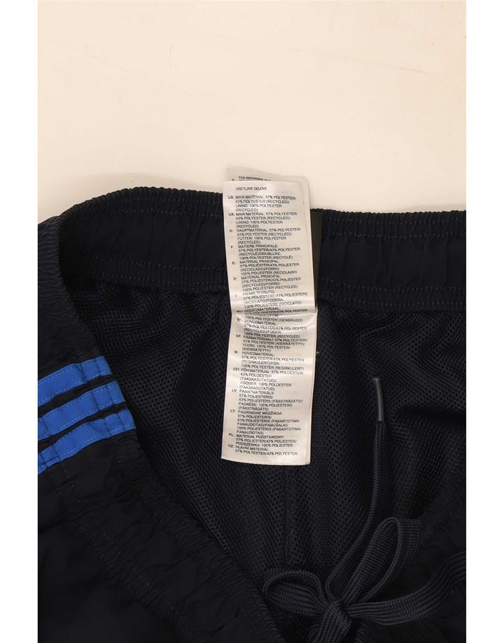 Мужские спортивные шорты Adidas, большие темно-синие, полиэстер