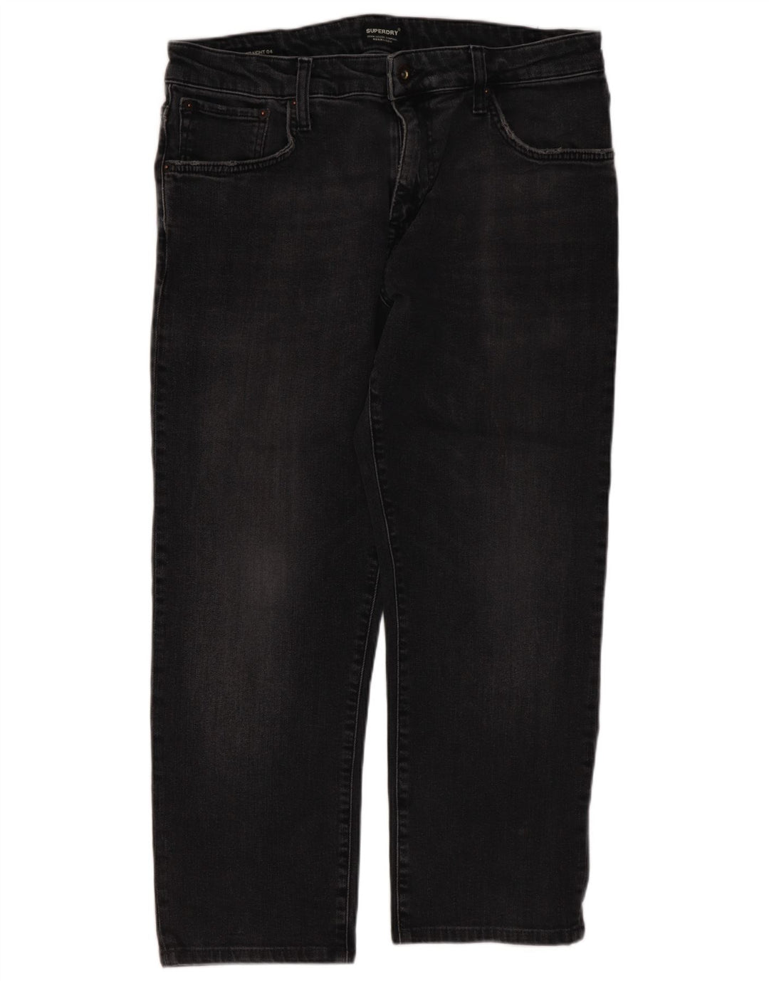 Мужские укороченные джинсы Superdry W34 L24, черный хлопок