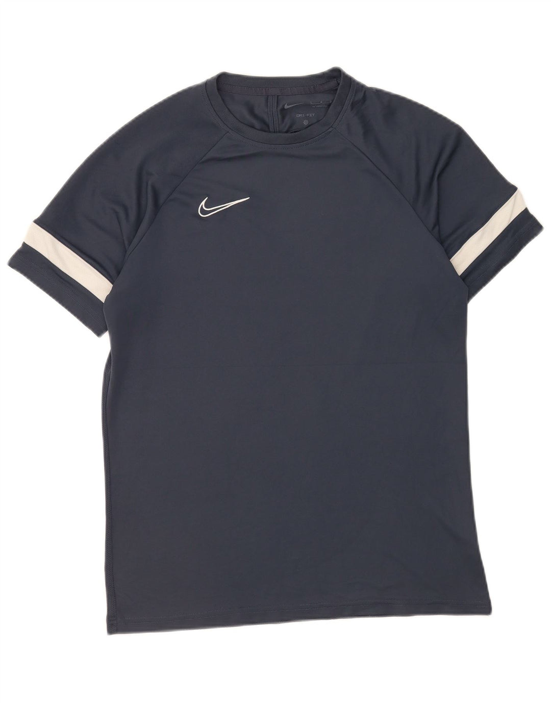 Мужская футболка Nike Dri Fit, большой темно-синий полиэстер с цветными блоками
