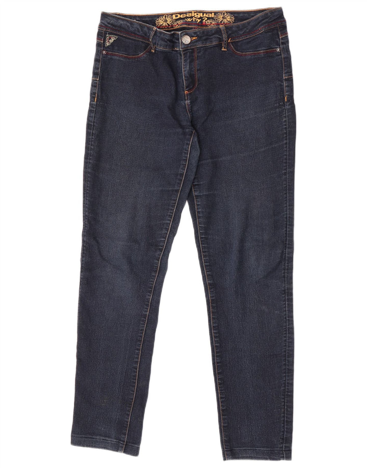 Женские джинсы скинни Desigual W34 L29 синие